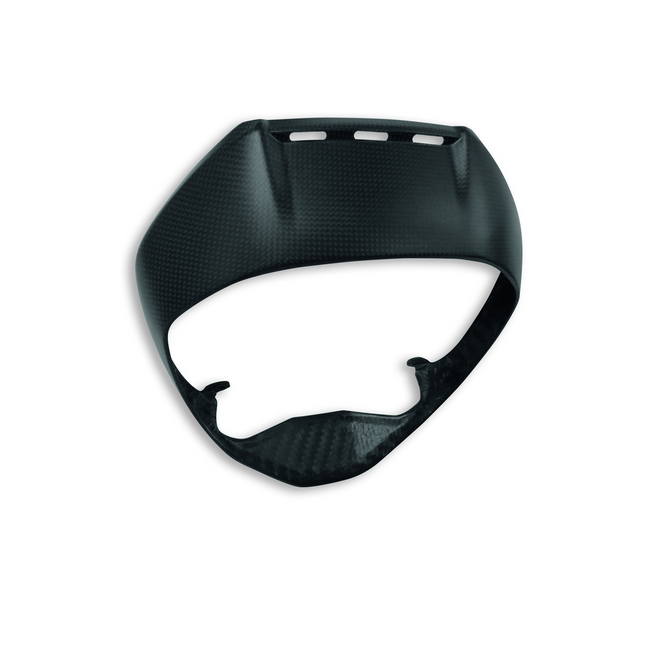 Ducati Carbon Front Headlight Rim Polished