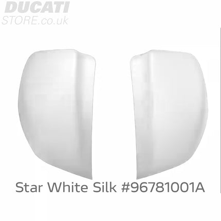 Ducati Cover Set for Plastic Top Case Star White