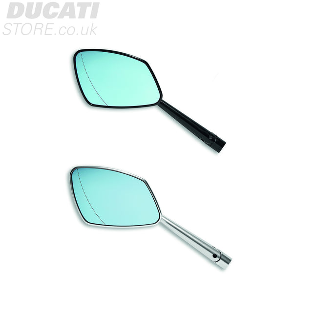 Black Left Hand Aluminium Rear-View Mirror - 96880541AA