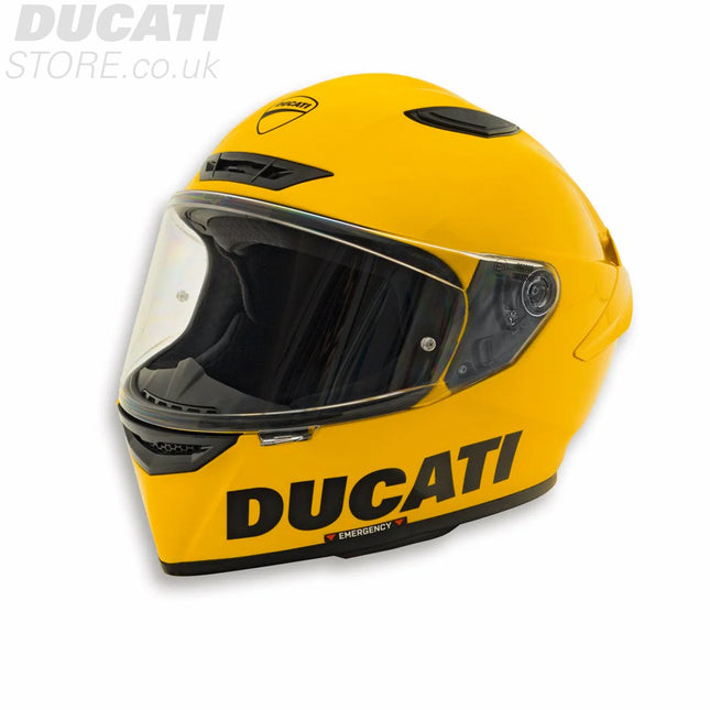 Ducati Logo Helmet Yellow