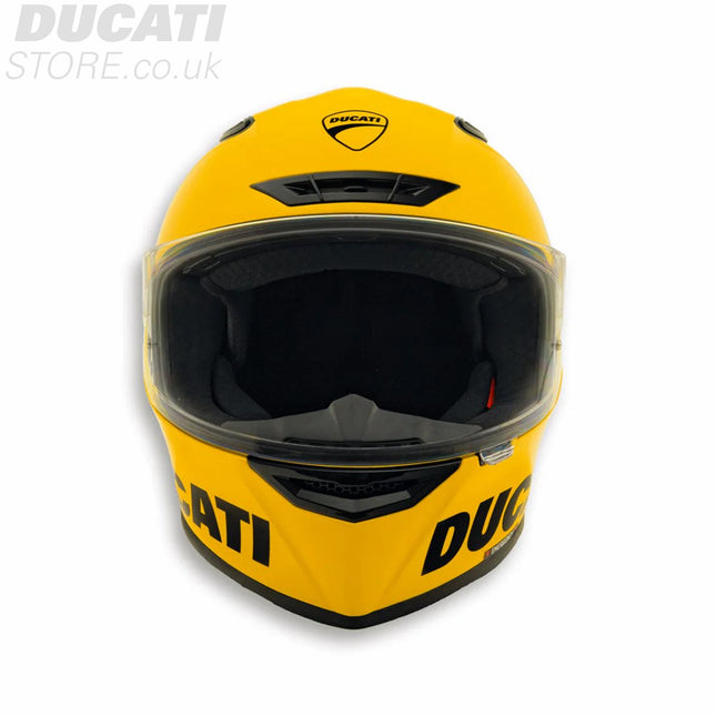 Ducati Logo Helmet Yellow