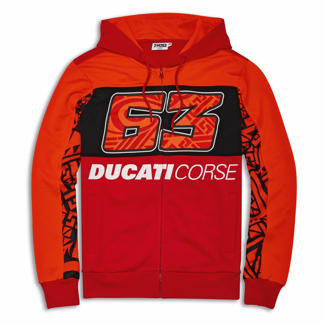 Dual Pecco Bagnaia 63 Hooded Sweatshirt