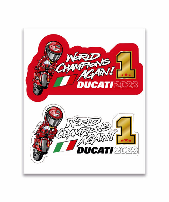 Ducati World Champions 2023 Stickers
