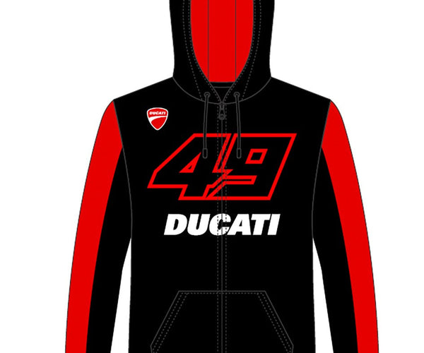 Sweat DUCATI CORSE STRIPE DUCATI Noir - , Sweat Et Vestes