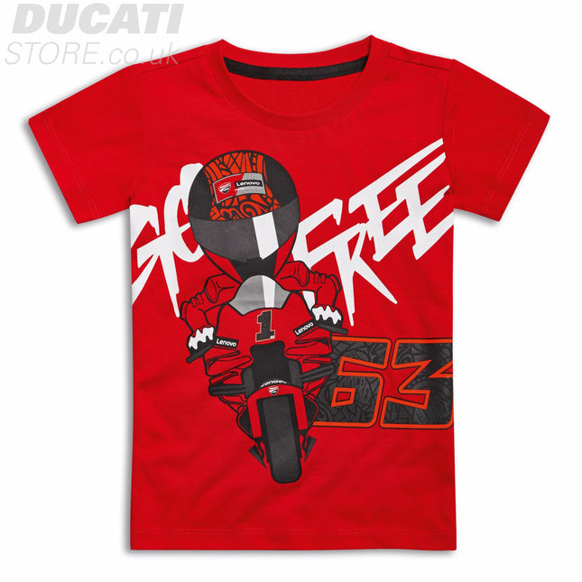 Ducati Dual Pecco PB63 Kids T-Shirt