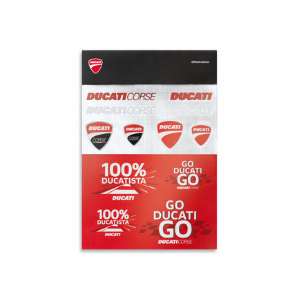 100% Ducatista Stickers