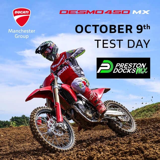 Ducati Desmo450 MX Test Day