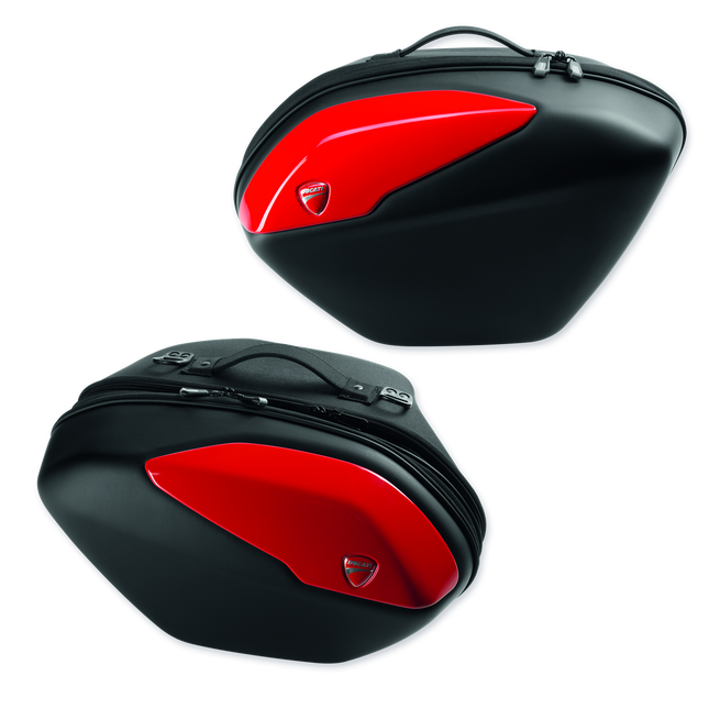 Ducati Side Panniers Red