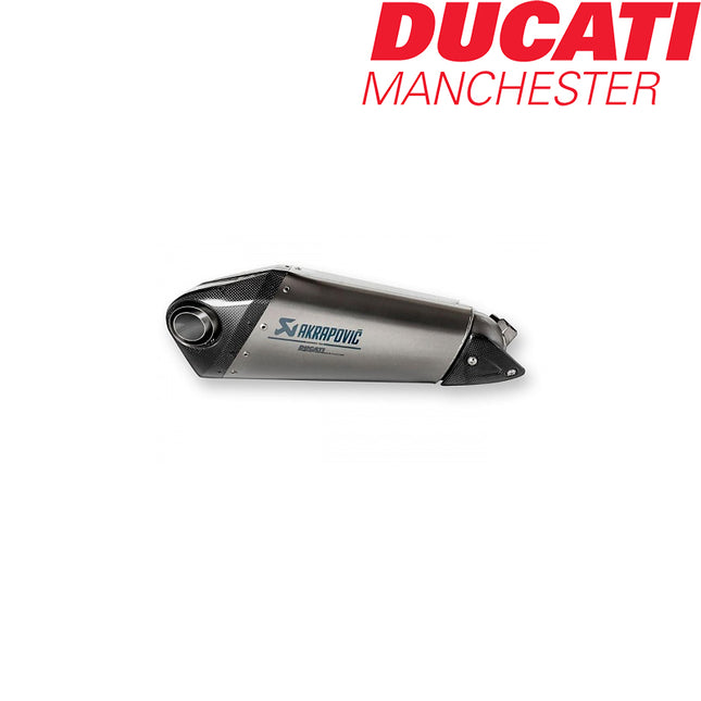 Ducati Akrapovic Titanium Racing Silencers