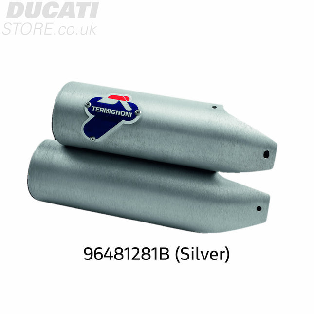 Ducati Termignoni Silencer Cover Silver 96481281B