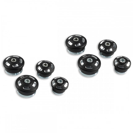Diavel Black Alu Frame Plugs