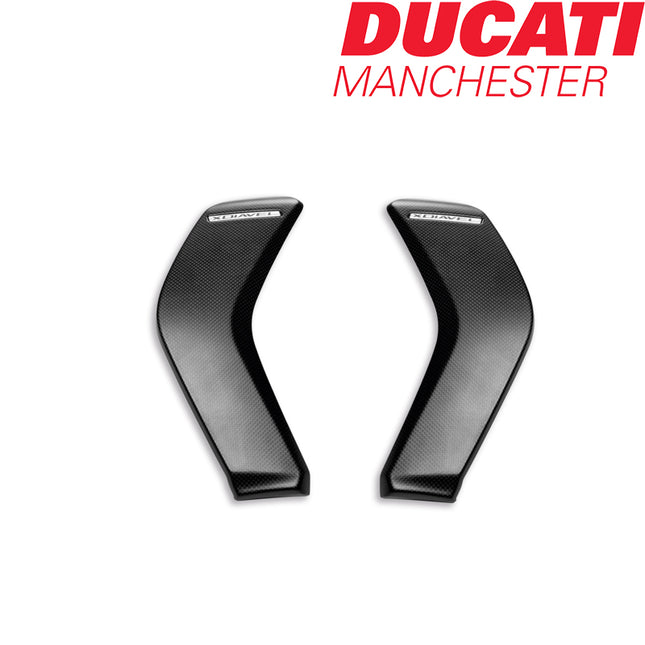 Ducati X Diavel Carbon Cover For Water Radiator.