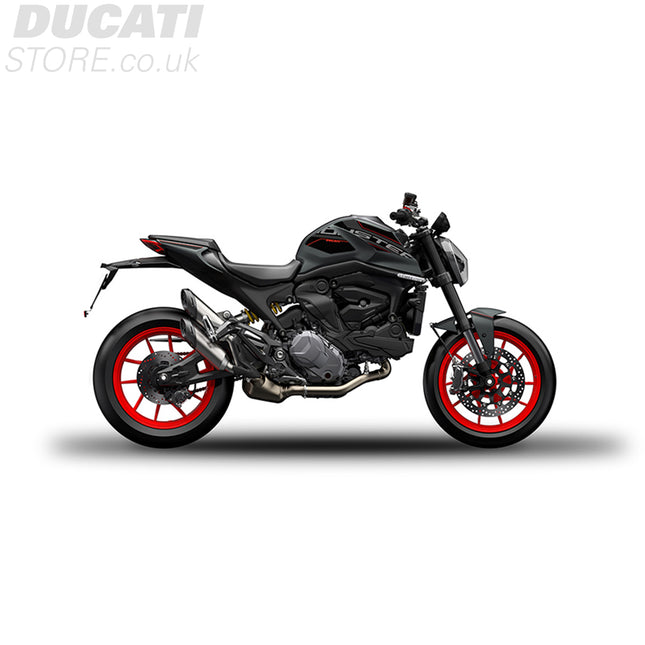 Ducati Decals with Monster Logo Red