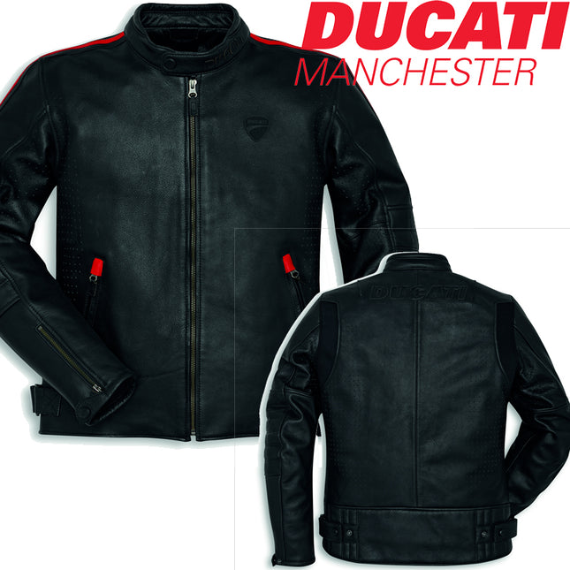 Ducati Perforated Downtown C1 Leather Jacket