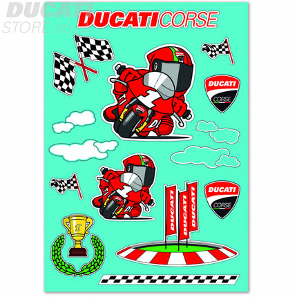 Ducati Cartoon Stickers