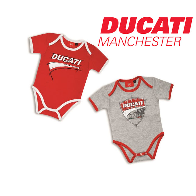 Ducati Sketch Baby Vests Pack Of 2