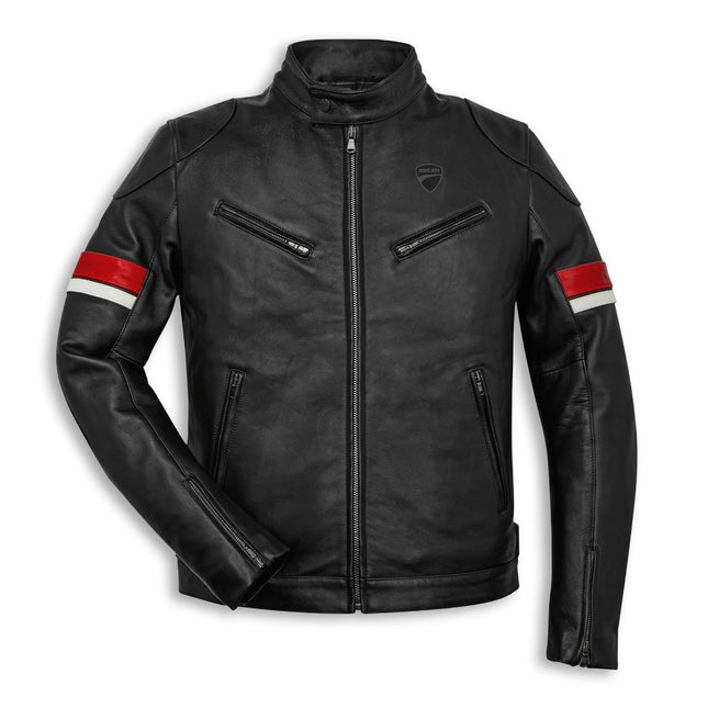 Ducati Urban Stripe Leather Jacket