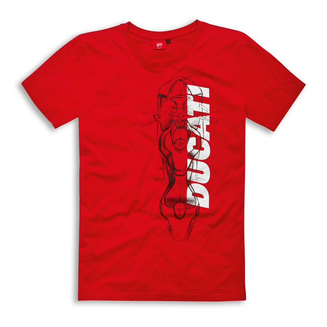 Ducati Graphic Art Vertical T-Shirt