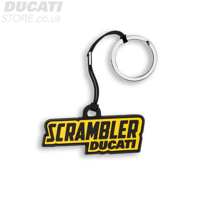 Ducati Scrambler Logo Keychain