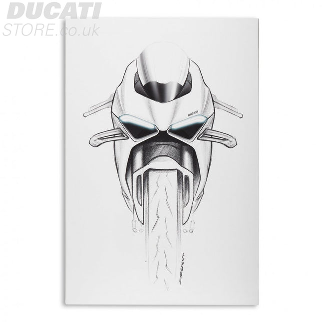 Ducati Sketch Framed Poster Kit