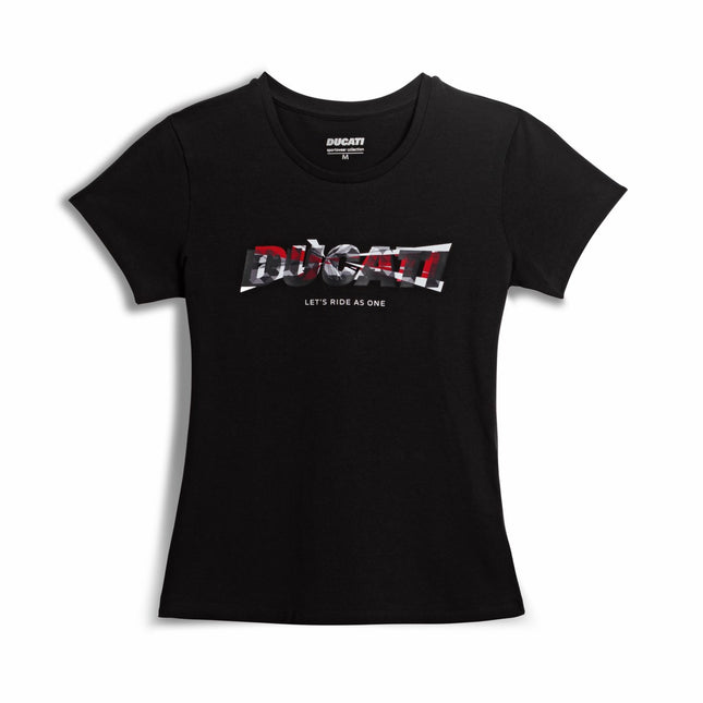 Ducati Ladies Ride As One Logo T-Shirt