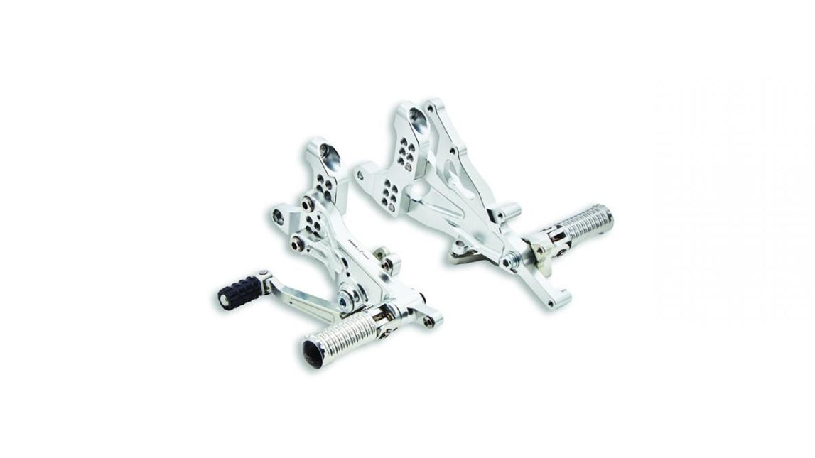 Ducati Rizoma Adjustable Rider Footpegs in Aluminium