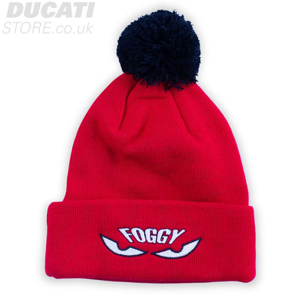 Foggy Bobble Hat Red