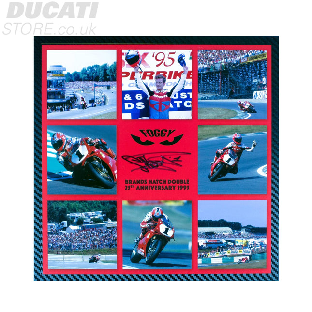 Carl Fogarty Signed Metallic Print Brands Hatch 95