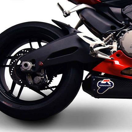 Ducati Akrapovic Lower Fairings White
