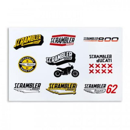 Ducati Scrambler Lifestyle Logo Stickers